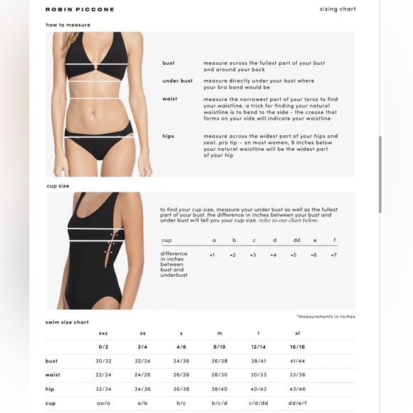 New! Robin Piccone Margot Lace-Up Back One-Piece
Swimsuit Black Sz 8 $168 - Picture 9 of 9